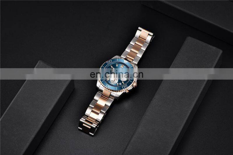 BENYAR S002 Men Quartz Watch Top Luxury Brand Chronograph Waterproof Wristwatches for Man