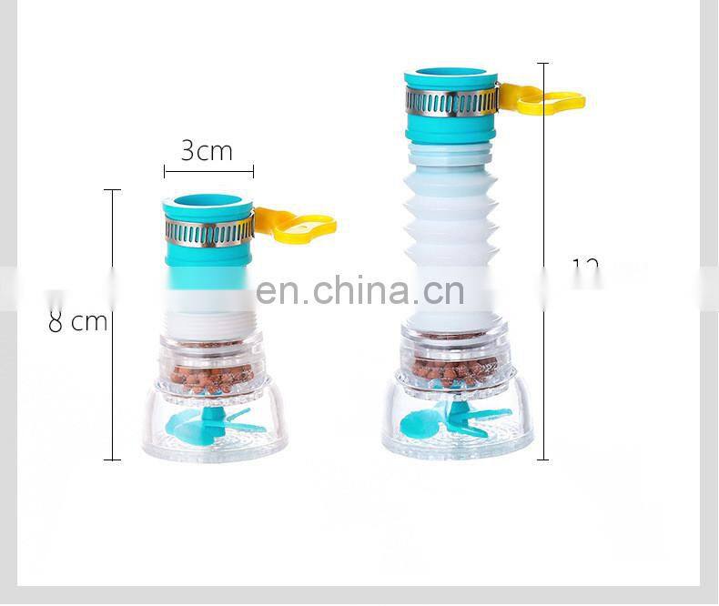 360 Adjustable Flexible Kitchen Faucet Extender Faucet Water-saving Splash-proof Plug Shower Water Filter