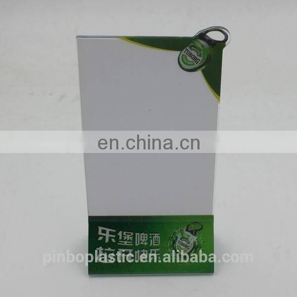 Plastic Table Stand Menu Holder Table Tent