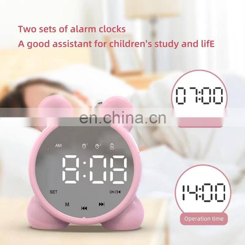 Smart Digital alarm clock with countdown timer desk Table Clock for Bedroom office desktop despertador reloj logo custom