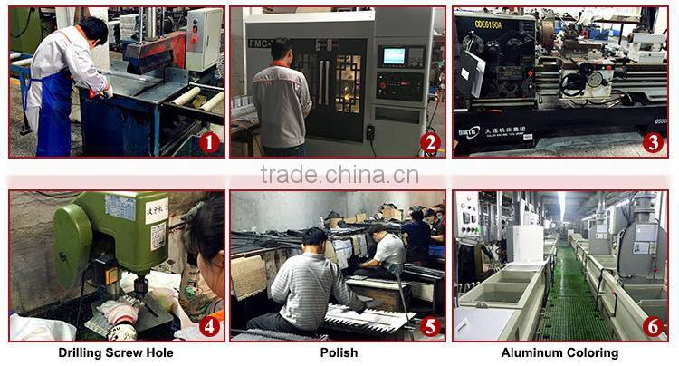 new design frosted silver anodizing aluminium door kitchen cabinet handle