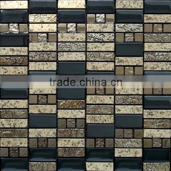 High quality decoration modern glass mosaic
