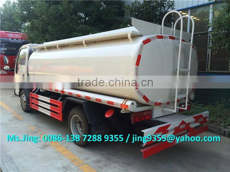 Euro IV Price of JAC new oil tanker,mini oil tanker truck capacity 6000L on sale