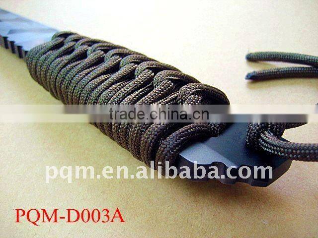 Damascus hunting camouflage color survival knife 003A