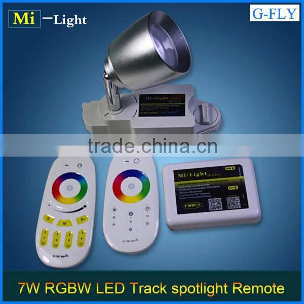 high quality ce rohs approved aluminum rgbw 7w wifi led track lighting