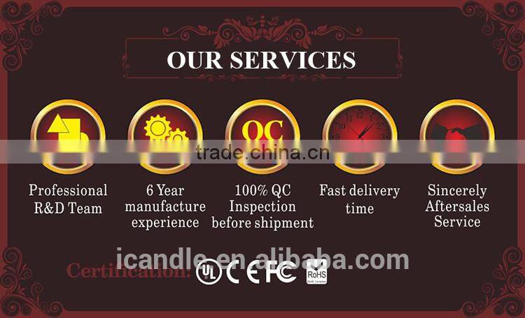 Flower-shaped waterproof floating wedding candle