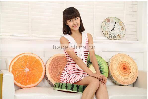 STABILE New household soft sofa cushion plush toys 3D printing fruit shape pillow