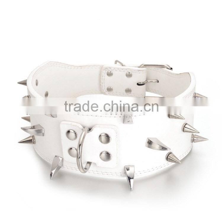 Manufacturer selling spike nails pet collars big strong dog collars