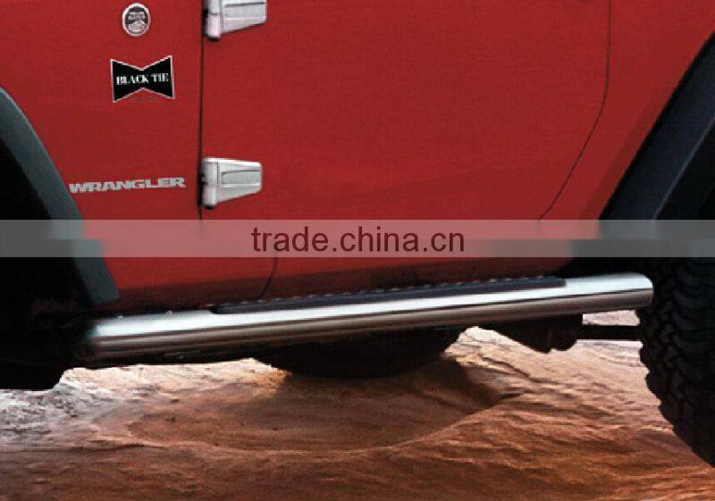 Chrome running board 2D for Jeep Wrangler Sahara(07-13)