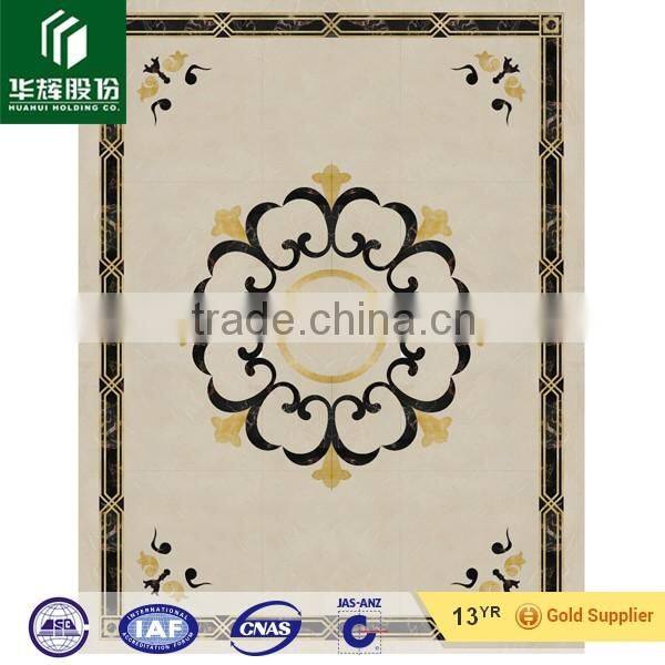 water jet natural marble flooring for projet
