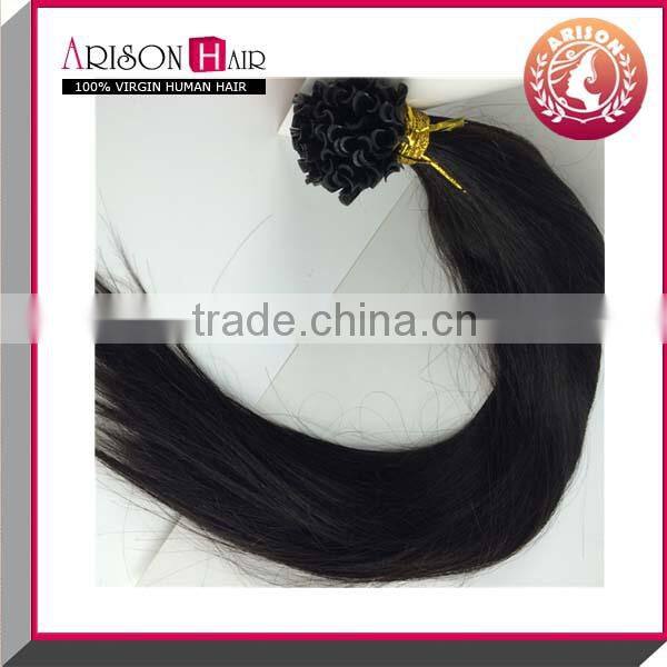 100 cheap remy u tip hair extension wholesale