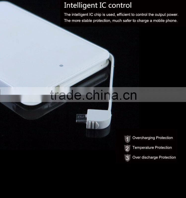 Business gift 2600mah Credit card power bank