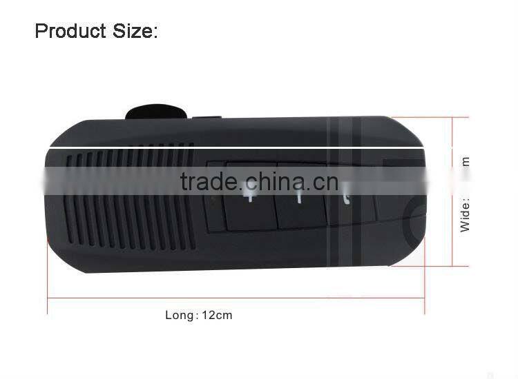 2013 Best Quality new support five lauguage change super mini handsfree bluetooth car kit v3.0