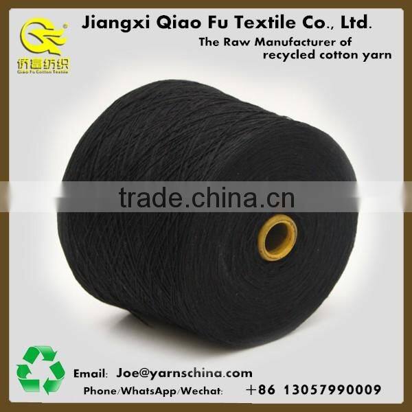 Ne6s/1 recycled cotton yarn for construction site use gloves