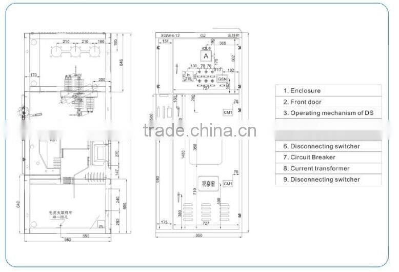 China's fastest growing factory best quality XGN66-12 Indoor Box-type Fixed Metal Sealed Switchgear types electrical switches