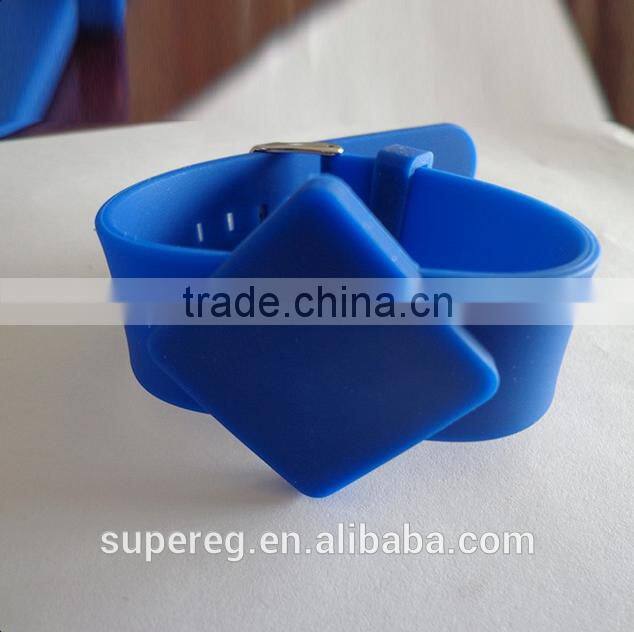 Color 125khz Rfid Waterproof Proximity ID Card EM card RFID wristbands bracelets and wrist band ID TK4100 silicone id wristband