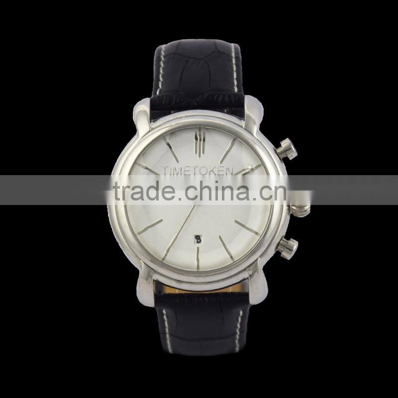 Fashion Sports Stainless Steel Promotional Men Watch Cases With Polishing Case