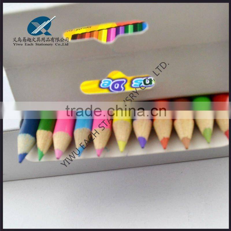 7Inches Wooden Painting Color Pencils In Color Box