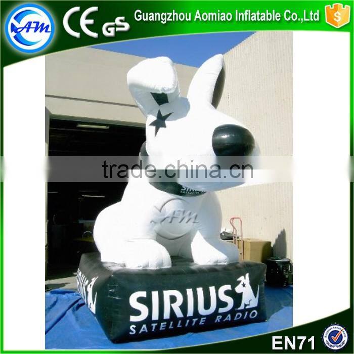 Cheap factory price inflatable dog decoration giant inflatable dog