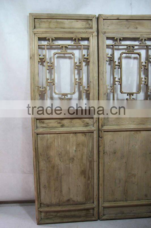 Reclaimed solid wood furniture Screen/Chinese doors