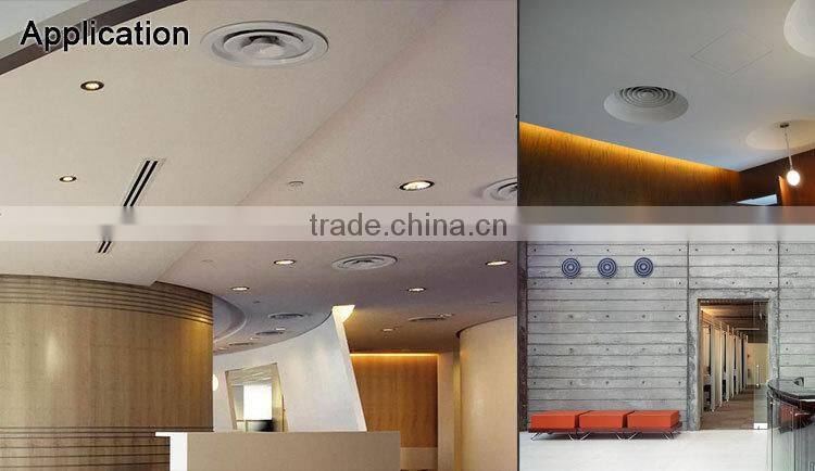 air conditioning aluminum ceiling diffuser with adjustable dampers