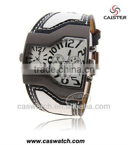 2013 New double movements double time-zone GMT sport watch