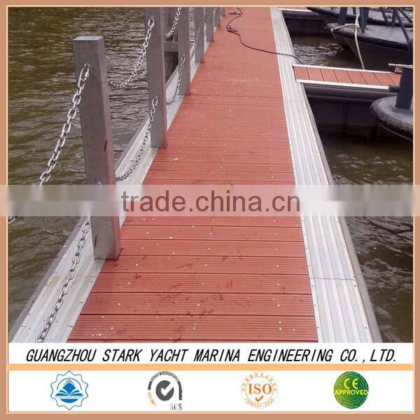 Heavy duty hot dipped galvanized steel frame floating dock