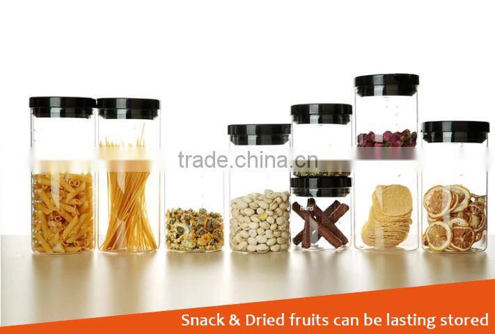 Customized Clear Fancy Water Glass Bottle Glass Jar