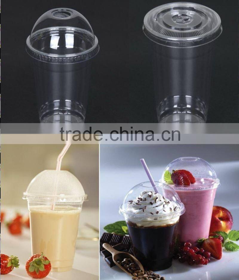 plastic cup with lid,fruit cup,plastic straw cup
