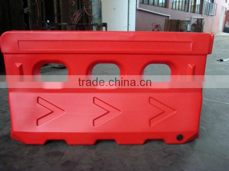 Road safety plastic metal crash barrier