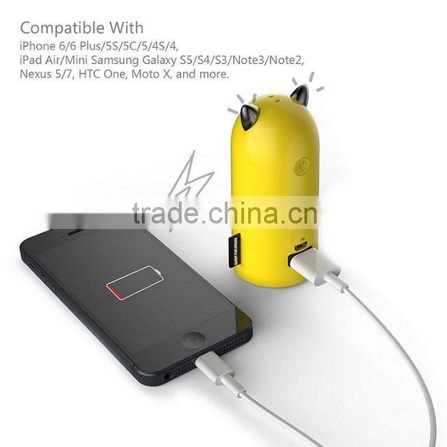 Fashion emie 5200 mah lcd power bank for iphone 6 plus