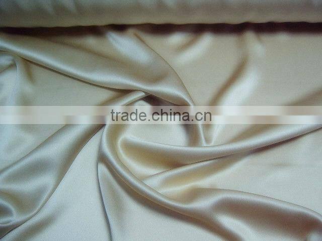100% silk crepe satin fabric