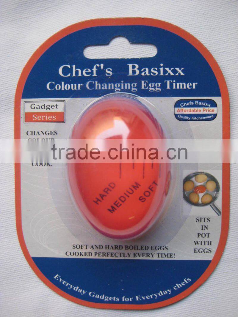 Egg-Per'fect Color Changing Egg Timer Egg Thermometer Cooking Timer Tools