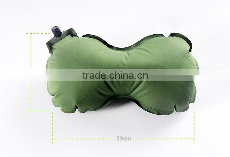 Outdoor camping TPU inflatable travel pillow