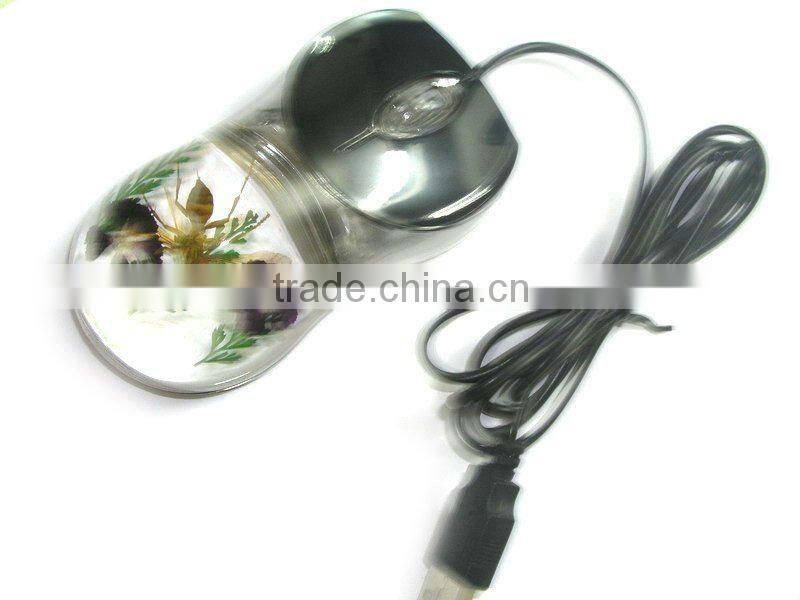 transparent mouse/liquid wired mouse