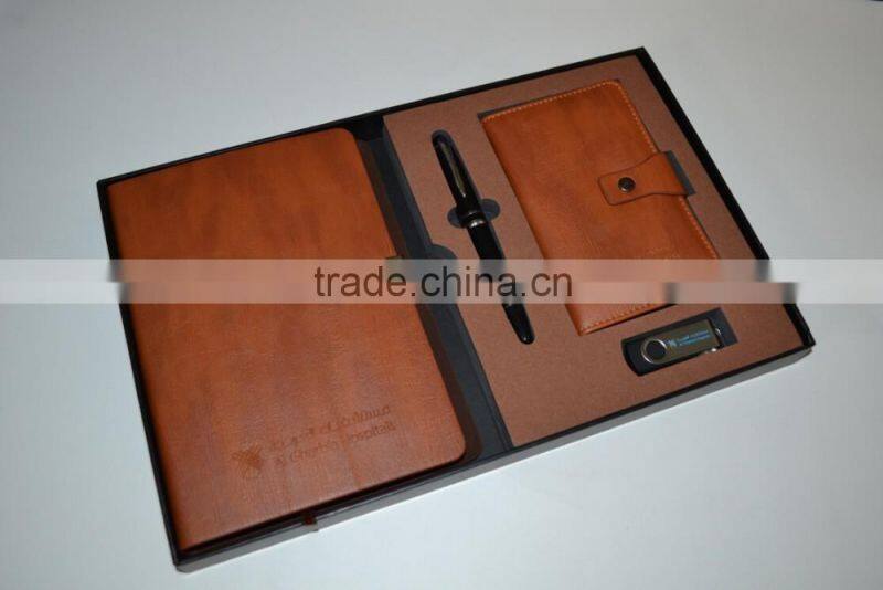 2015 Creative office corporate business premium 3 in 1 gift sets (power bank/usb disk/cable)