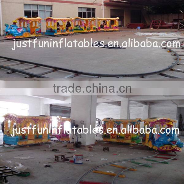 super supplier amusement park mini train rides, playground rides elephant mini train for kids