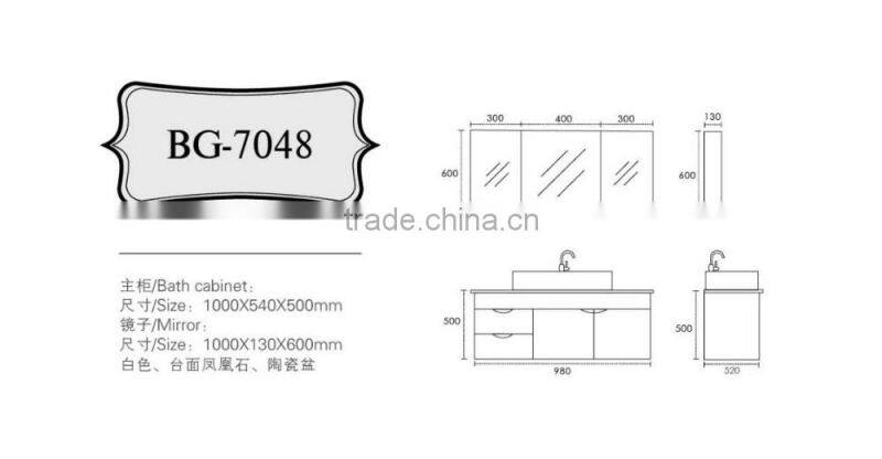 Multi-Layer solid wood Bathroom modern cabinet Series