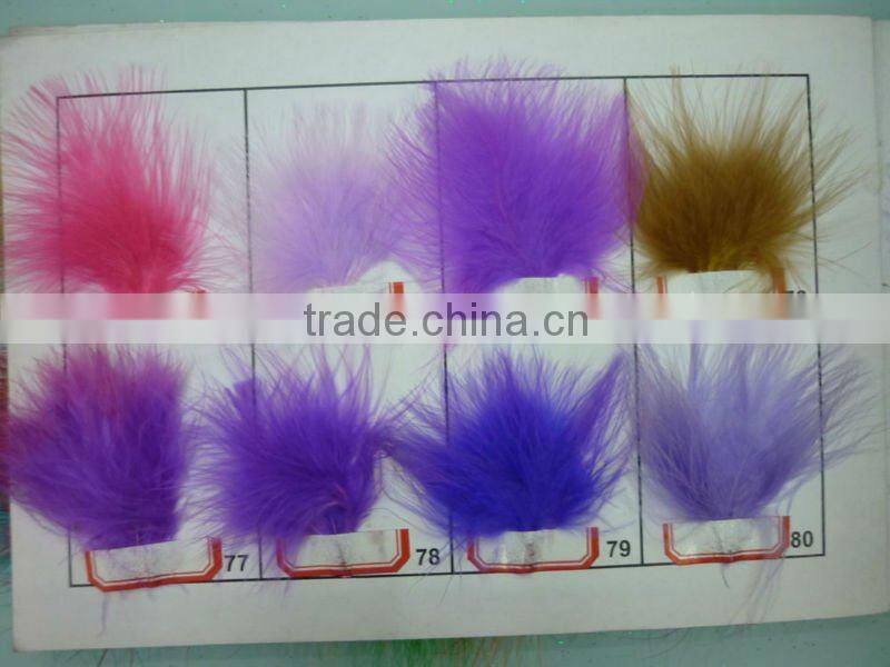 multi colored dance costume marabou feather fan LZJXM00865