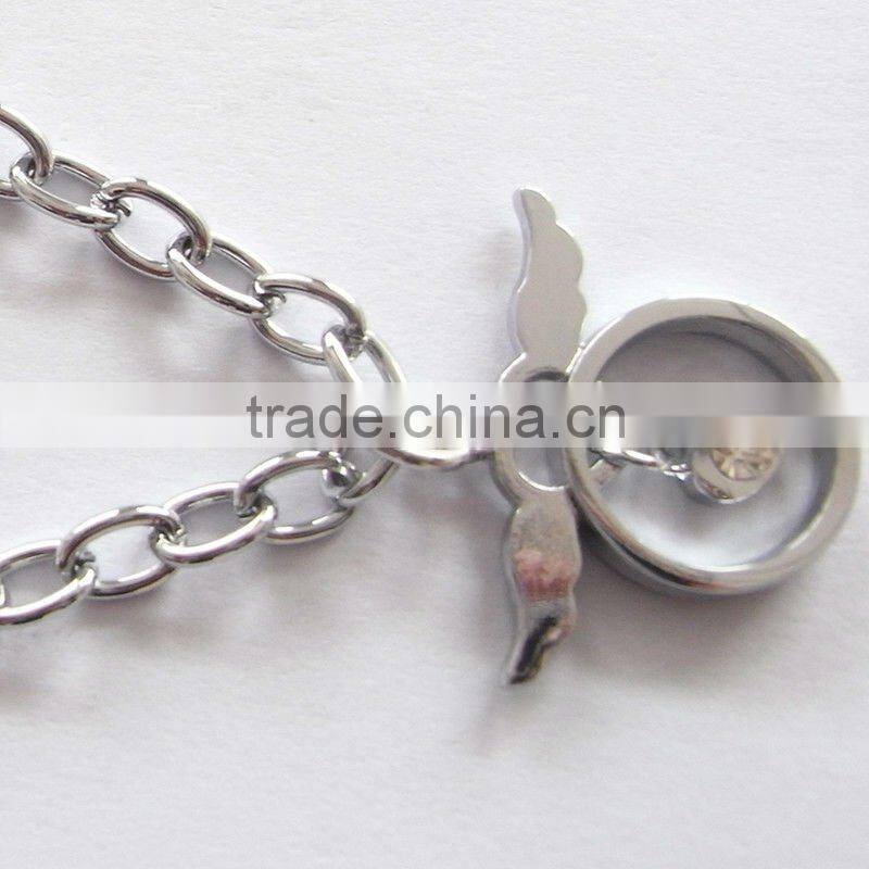 popular zinc alloy simple gold chain necklace