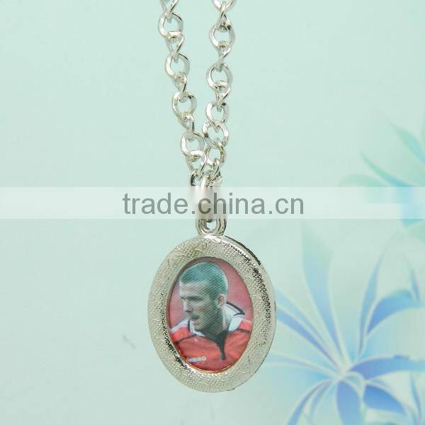 fashion metal necklace cross keychain