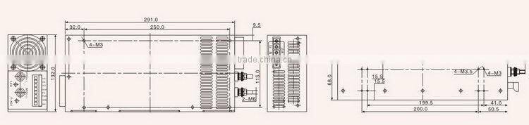 SCN-600-12 600W 12V 50A good quality hot selling 12v 60w waterproof power supply