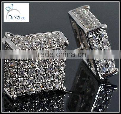 sterling silver cz earrings