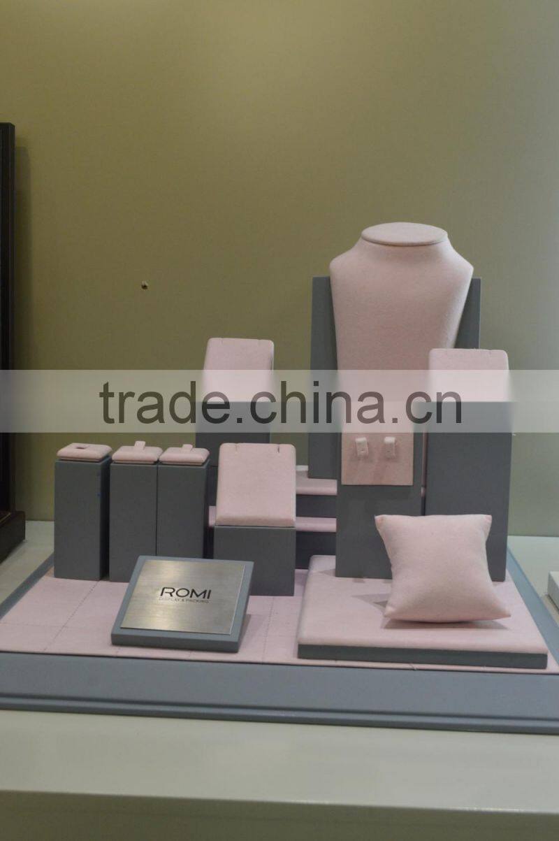 jewelry set display colorful woven leather jewelry window display furniture