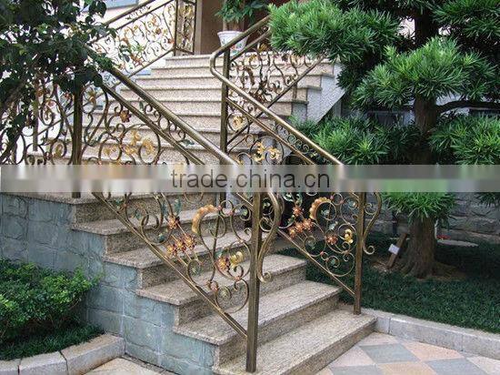 Top-selling hand forged exterior stair handrail