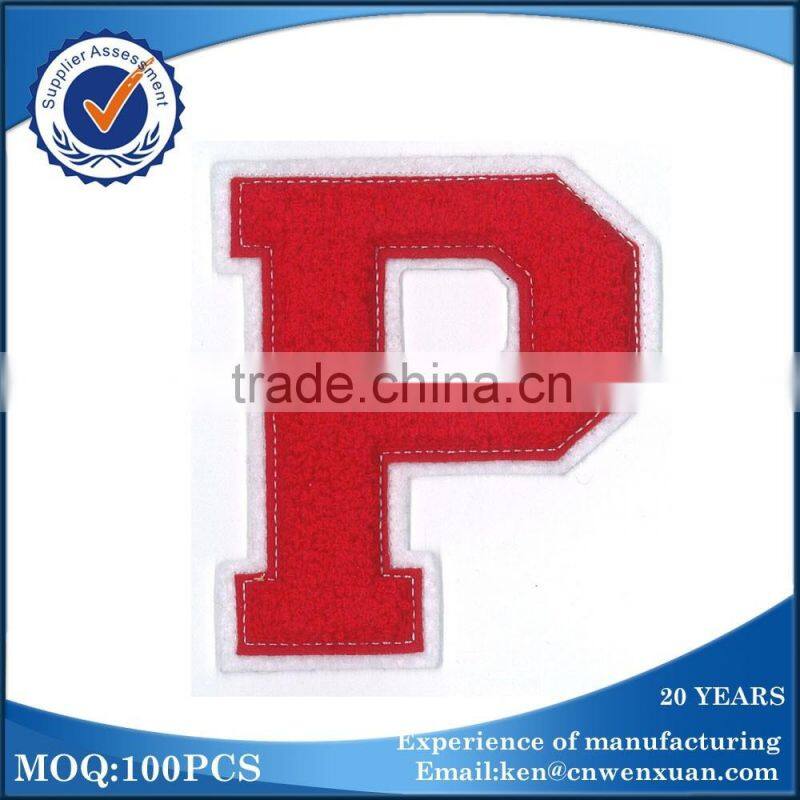 PROFESSIONAL FACTORY SUPPLY Custom cheap chenille patch