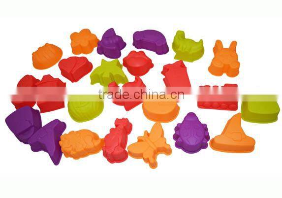 24 pcs mini silicone cupcake molds 2014 new product