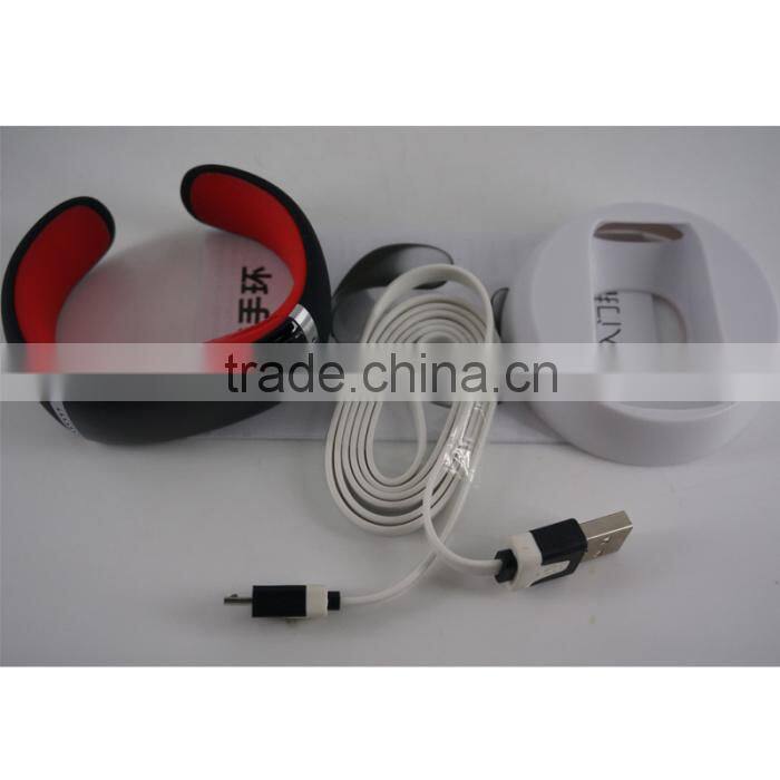 2014 hands free smart bluetooth bracelet with vibration and caller id WT-21