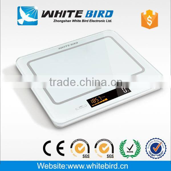 5kg/1g tempered glass food weighing kitchen scale