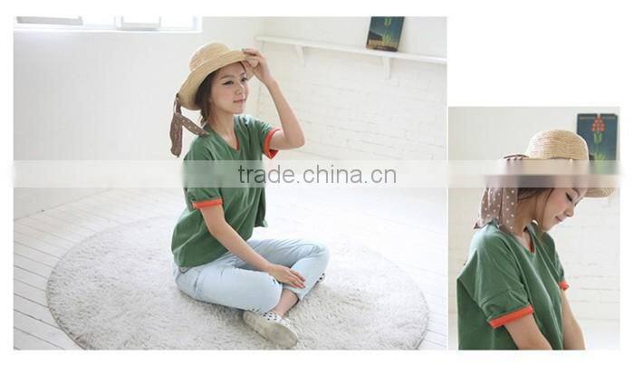 Sun protection straw hats cute bowknot ribbon formal bowler hat